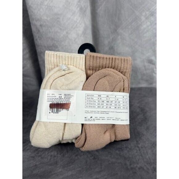 Nike Dri-Fit Cushioned Crew Socks Size XSS YTH 7C - 10C (6 Pack) - Picture 2 of 6